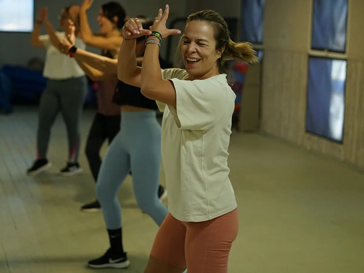 Clase de zumba en Tenisquash Alzira